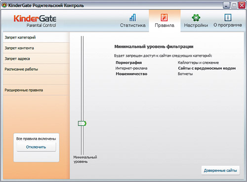 KinderGate Родительский Контроль